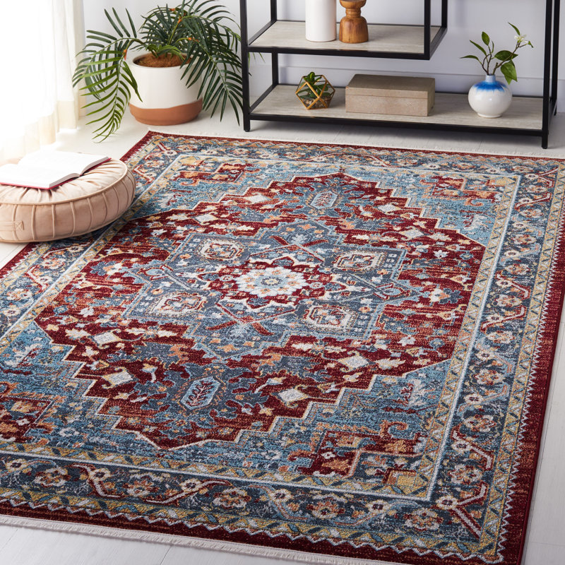 Tapis oriental lavable à la machine Bayside, Rectangle 4 pi x 6 pi