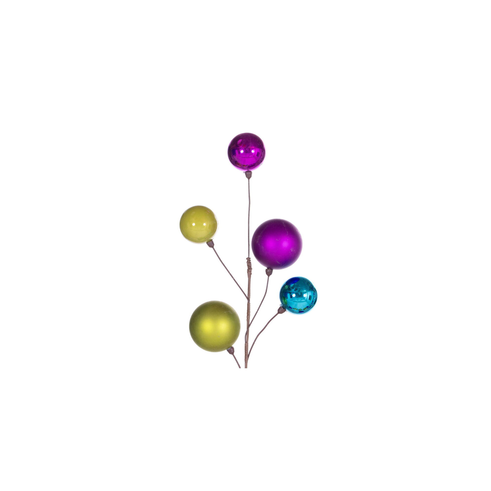 120'' in. Garland, Fuschia/Lime/Turquoise