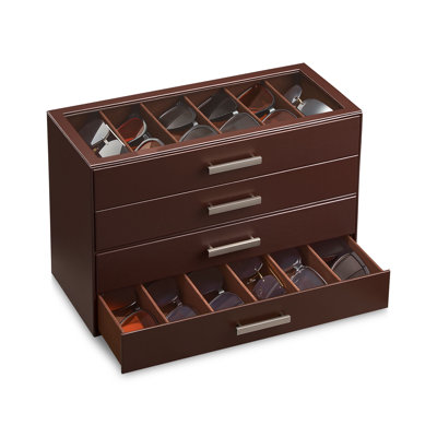 Faux Leather Accessory Box