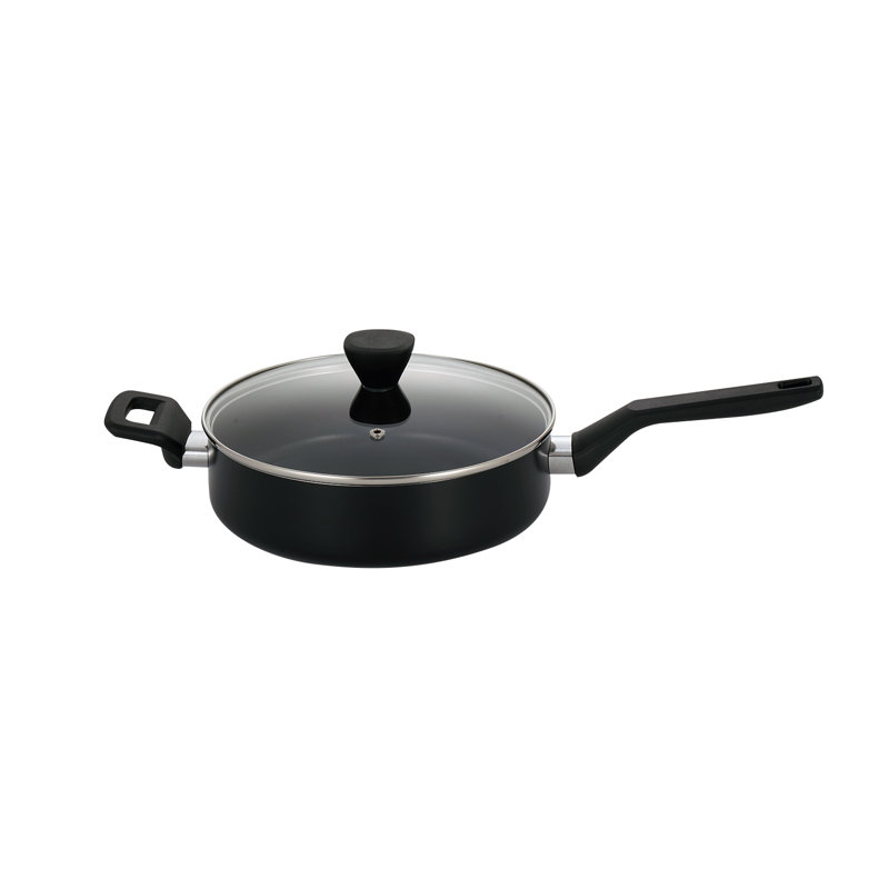 NutriChef 3 pte Saucier antiadhésif en aluminium avec couvercle