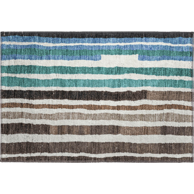 Premium Machine Washable Kemmer AMF1961 Stripes Rug, Rectangle 1'8" x 2'6"