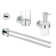 Essentials 4 Piece Bathroom Hardware Set