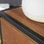 Lerch 35cm W Steel Bedside Table