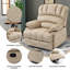Grand fauteuil inclinable manuel en tissu pour le salon-1368676708