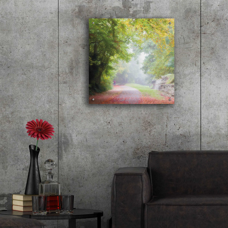 «Into The Light» par Keri Bevan, art mural en verre acrylique, H 24 po x l 24 po x P 0,2 po