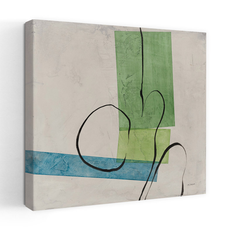 Harmony II Abstract Modern Art, 18" H x 18" W