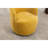 Yellow Foam-filled Chair With Swivel Feature, Chenille Fabric In Yellow, 30.8lbs Package Weight-493903931