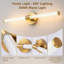 Luminaire à DEL à intensité variable pour meuble-lavabo avec éclairage complet à 360 °, applique murale moderne pour salle de bain, chambre à coucher et salon-96608671-96608666