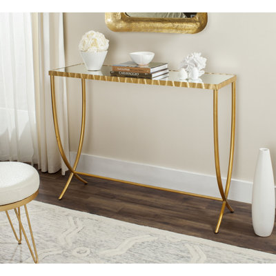 Oxendine 45'' Glass Top Console Table