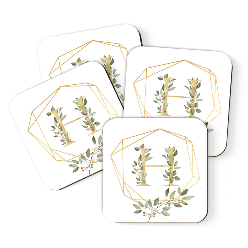 Sous-verres Café à monogramme, H