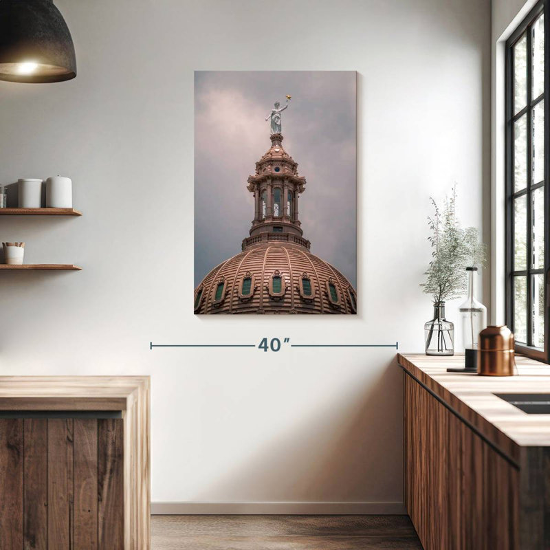 Aime Austin Texas Capitol Dome, 39" H x 26" W