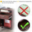Organisateur de rangement mobile avec tiroir et armoire, support d'imprimante avec roulettes, brun