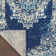 Burnie Oriental Blue/White Area Rug