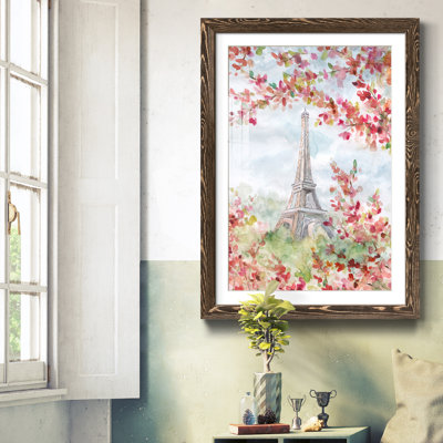 " Springtime In Paris " Painting Print