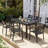 Aluminum Extendable Outdoor Dining Table