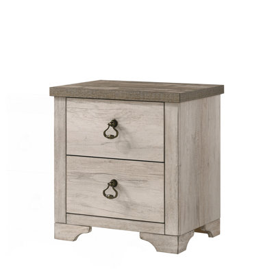 Table de chevet 2 tiroirs 1Pc