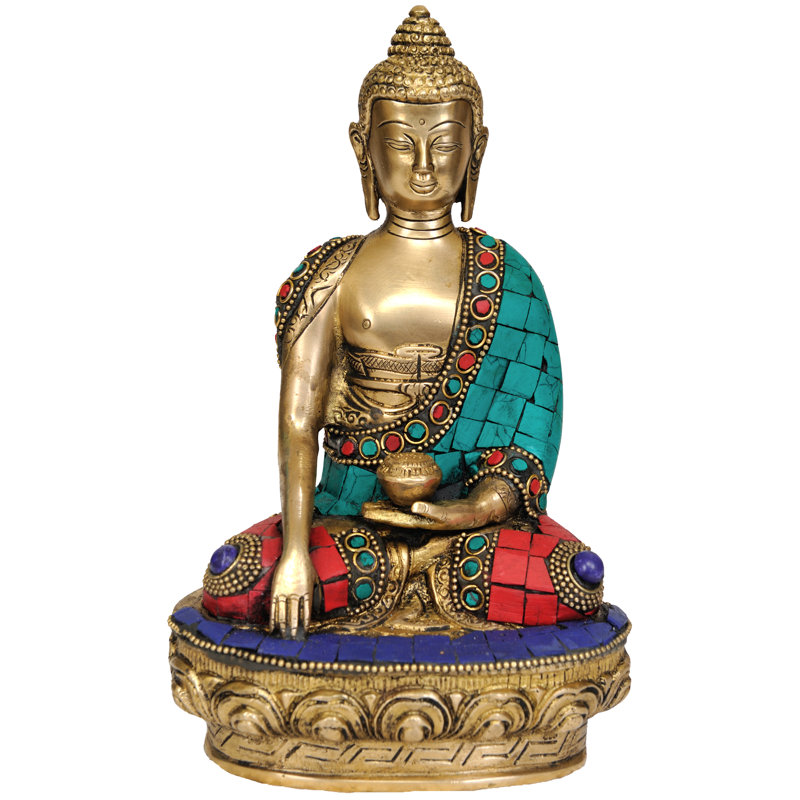 Lord Bouddha dans le Bhumisparsha Mudra
