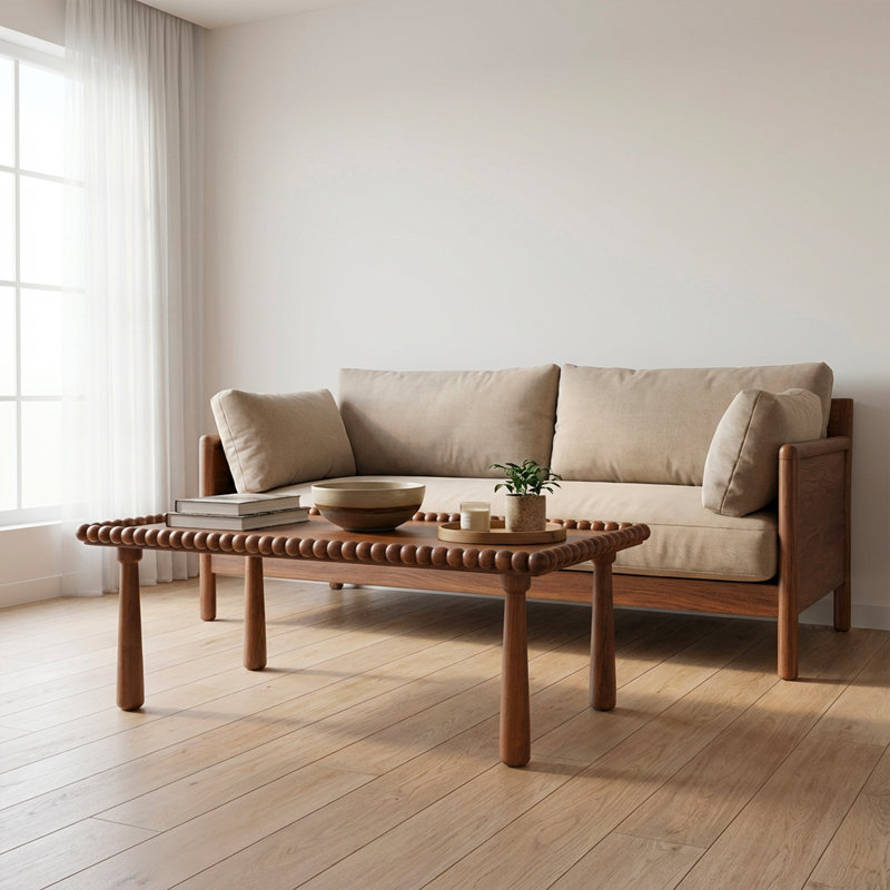 Entwine Wooden Coffee Table – Entryway Table, Sofa Table, Living Room Table, Accent Furniture for Bedroom, Hallway & Office