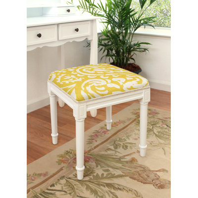 Camey Solid Wood Accent Stool