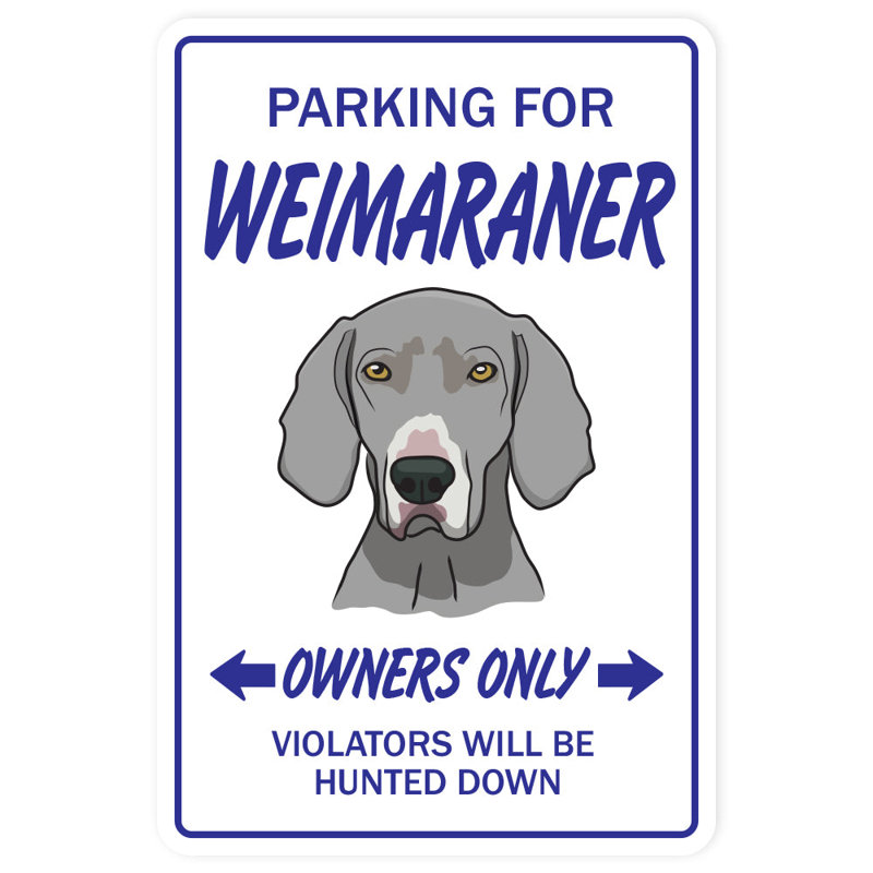 Enseigne Weimaraner