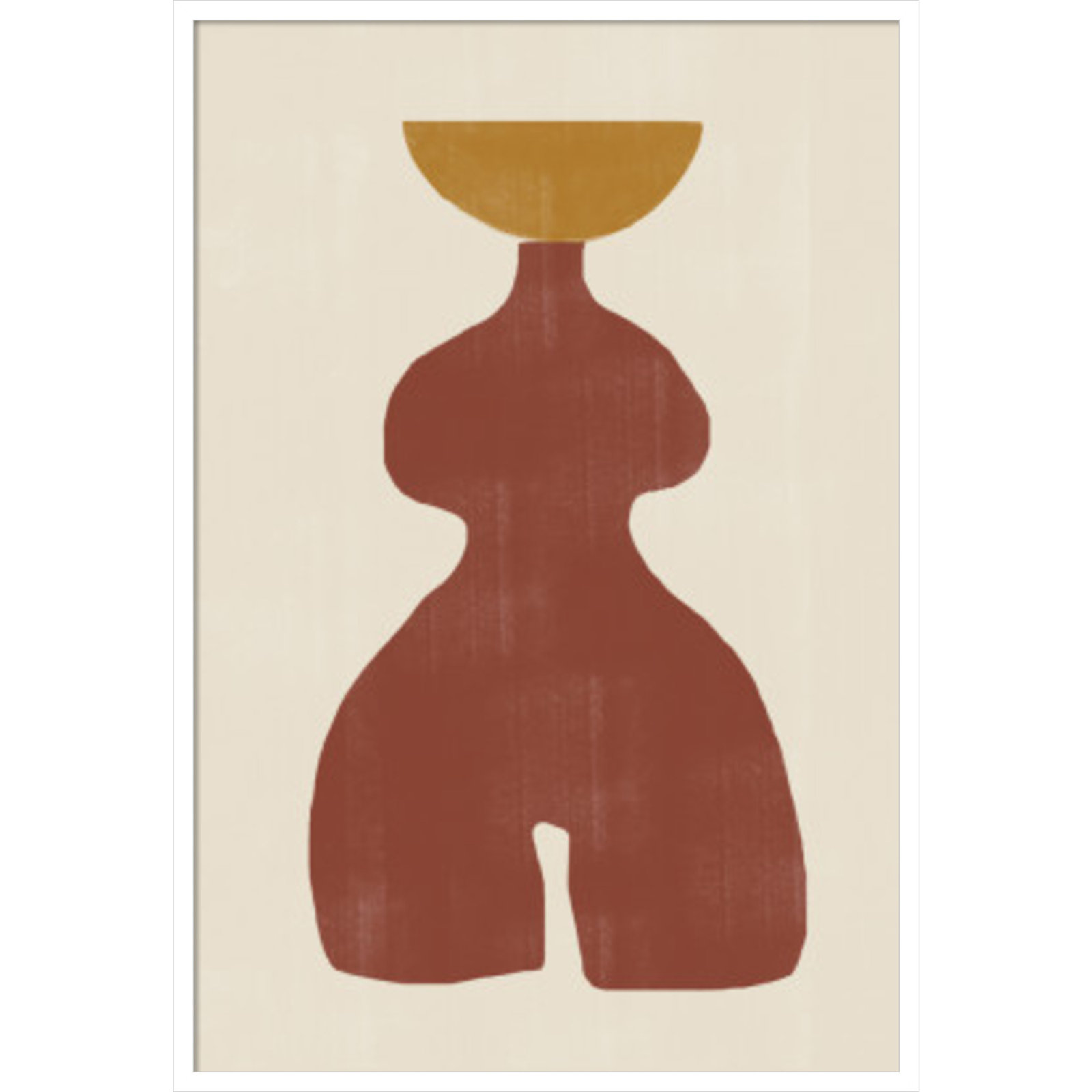 Rockingham "Vase No. 11" Print, White, 41" H x 28" W