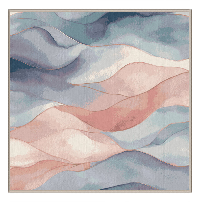 Soft Waters Rug, Square 3'