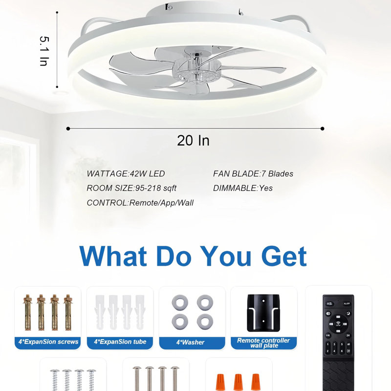 Ceiling Fan with LED Lights