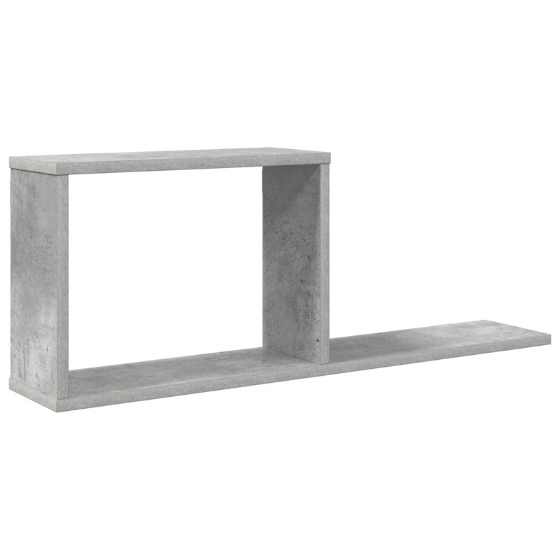  Floating Shelves with Shelf with Storage Engineered Wood Wall Mounted