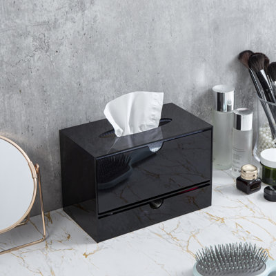 Plastic 3 Compartment Makeup Organiser