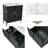 30" Freestanding Bathroom Vanity With Ceramic Sink & 2 Soft-Close Drawers-1510983181