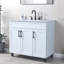 Ensemble de meuble-lavabo simple blanc 36 po