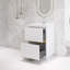 Ensemble de meuble-lavabo simple autoportant 24 po avec lavabo intégré en résine 24 po Modern-1637260742