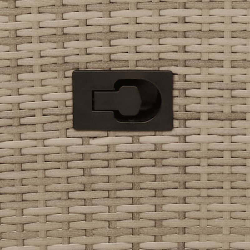  Reclining Garden Sofa Beige, Cream White, Beige
