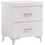 White 2 Nightstand For Bedroom - And Stylish With Convenient Storage Metal Centre Glides Drawers 2 Build Smooth Glide Performance