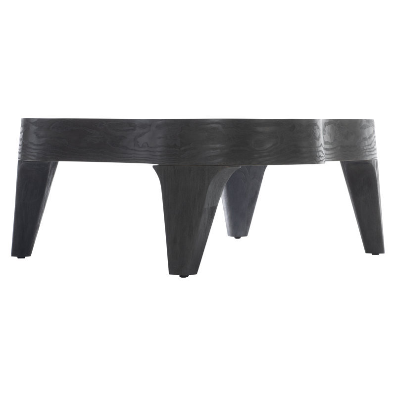 Black Pine Rectangular Cocktail Table with Storage