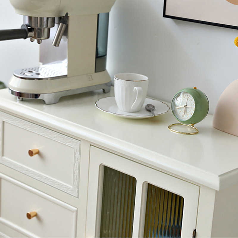 Nordic style modern solid color accent cabinet