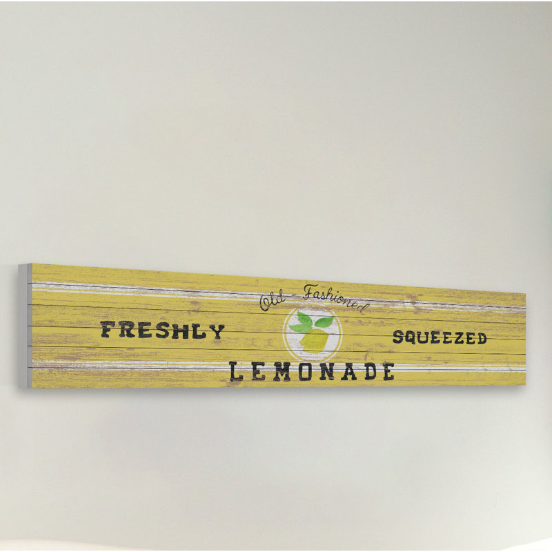 Limonade démodée-reproduction d’art sur bois