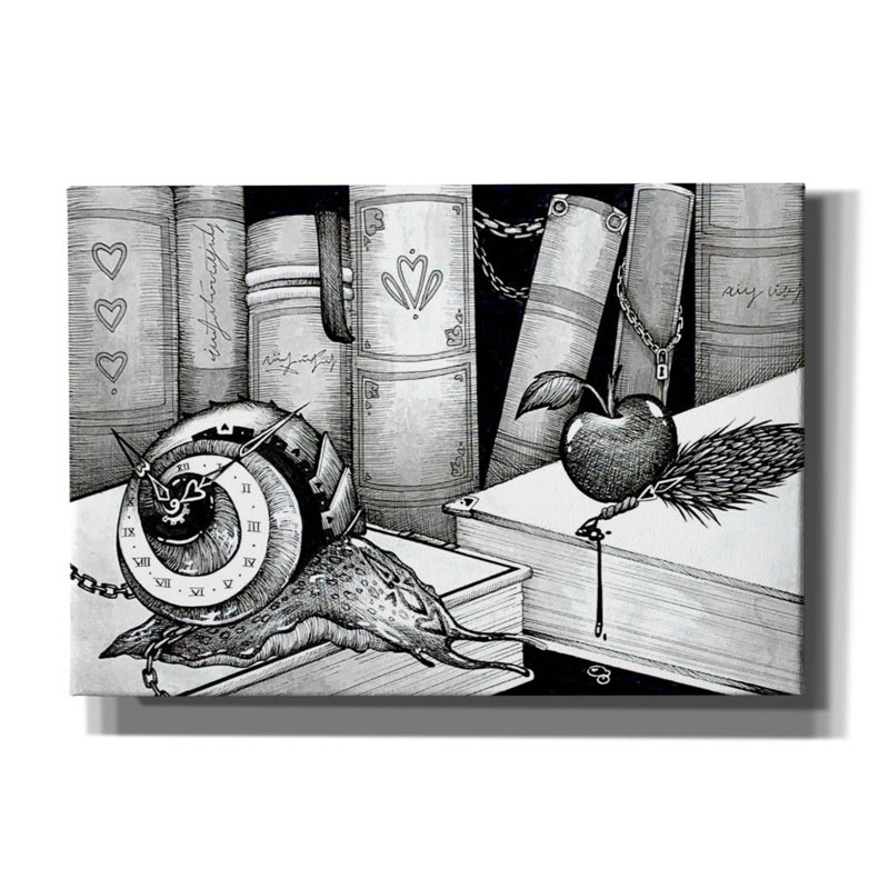 'The Timekeeper' by Avery Multer, Canvas Wall Art, 18" H x 26" W x 0.75" D