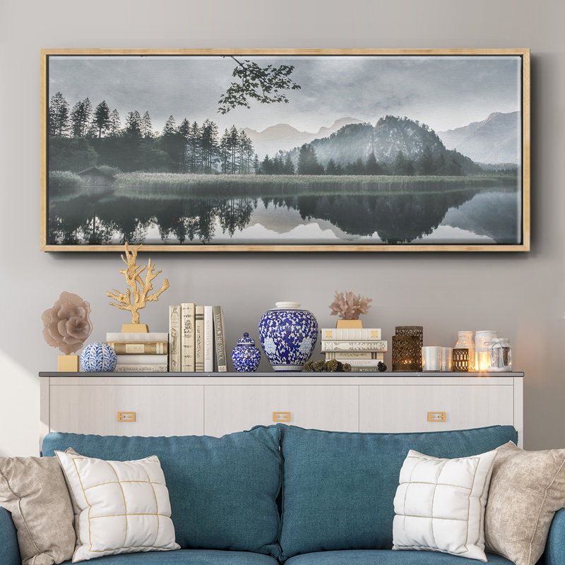 Evening Melody- Framed Canvas, 20" H x 50" W