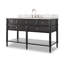 Toulouse Single Wide Vanity-Satin Black Veneer-1279865830