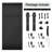 Paneled Solid Manufactured Wood Barn Door with Installation Hardware Kit-76581559-70988270