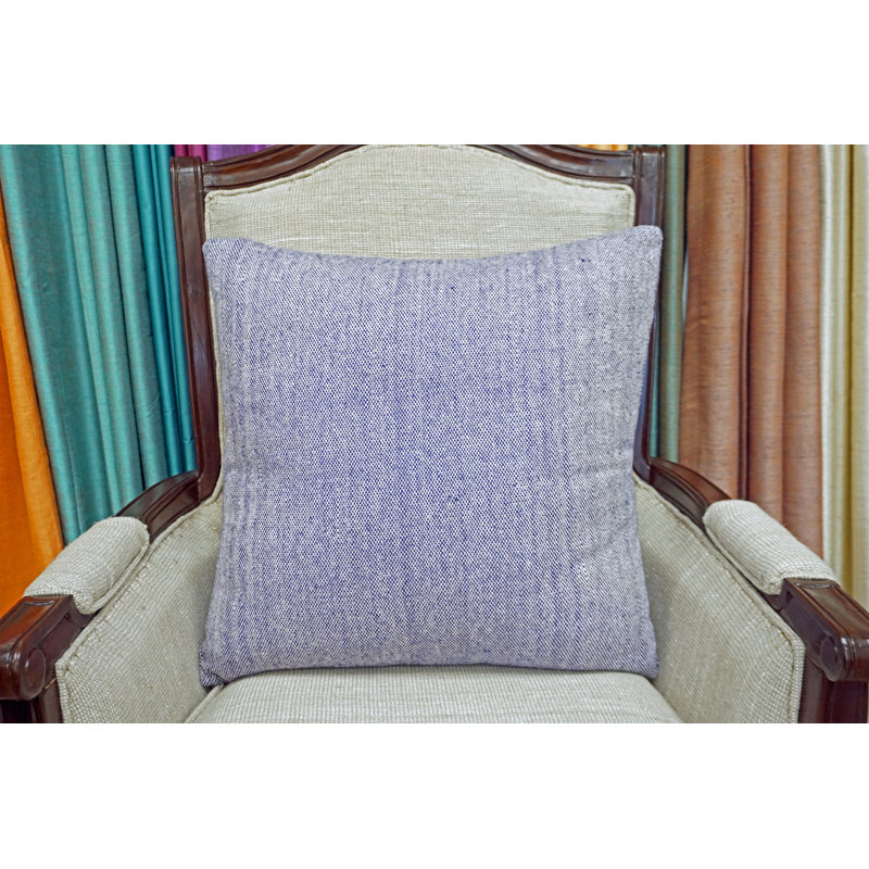 Abstract Silk Reversible Throw Pillow