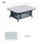 Table basse de patio en aluminium