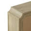Armoire 59,84 "moderne à 4 portes avec portes décoratives en rotin
