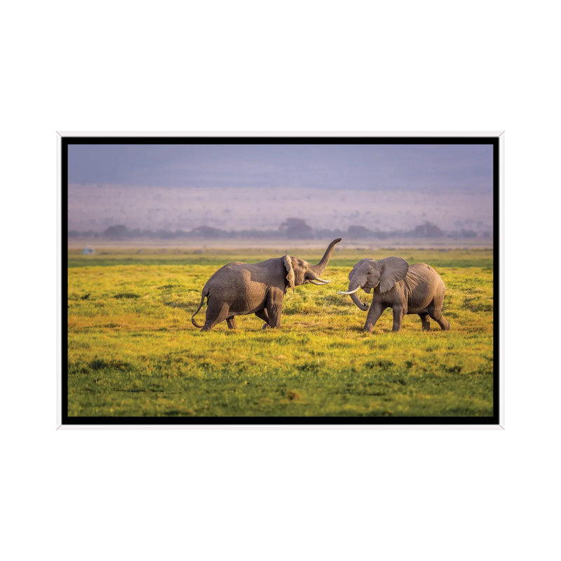 I'll Teach You by Ted Taylor - Floater Frame Print on Canvas