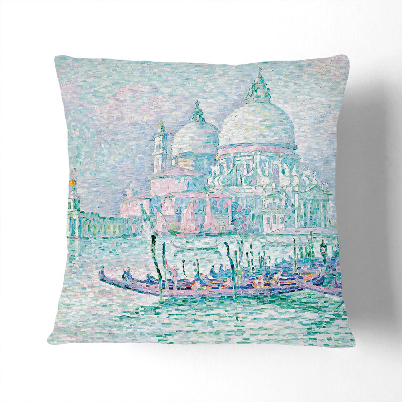 La Salute Venice Square Throw Cushion, 40cm H x 40cm W x 15cm D