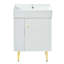 Meuble-lavabo blanc 21,6 po-358802852