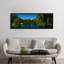 Lac panoramique dans un jardin formel, Boston Public Garden, Boston, Massachusetts, États-Unis - Impression sur toile tendue sur châssis-1463522369-1408869082