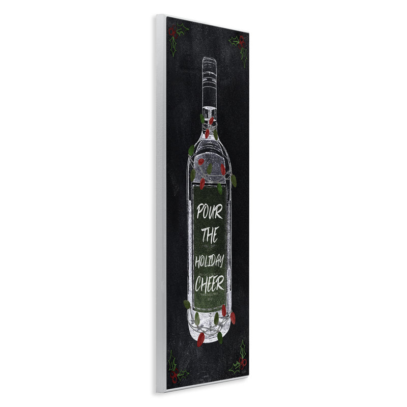 «Pour Holiday Cheer Bottle» par Natalie Carpentieri