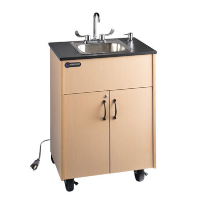 Premier Series 26'' L x 17.75'' W Portable Handwash Station with Faucet